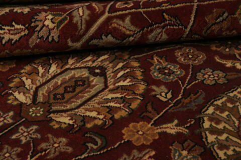 Tabriz Red Hand Knotted 911 X 132  Area Rug 250-21437 Image 9