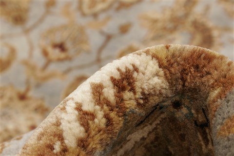 Kashan Blue Hand Knotted 911 X 140  Area Rug 250-21438 Image 12