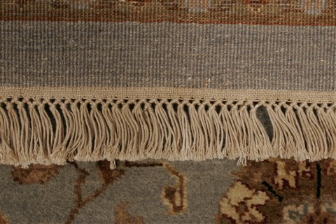 Kashan Blue Hand Knotted 911 X 140  Area Rug 250-21438 Image 2