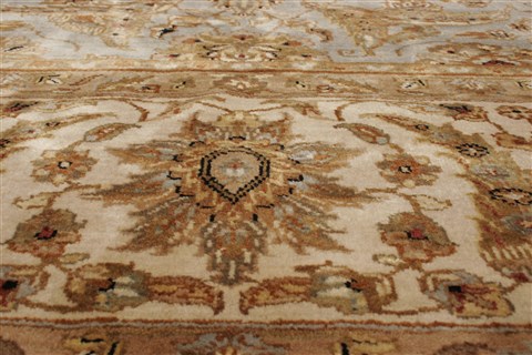 Kashan Blue Hand Knotted 911 X 140  Area Rug 250-21438 Image 6