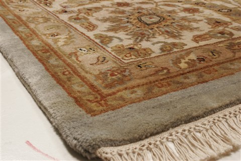 Kashan Blue Hand Knotted 911 X 140  Area Rug 250-21438 Image 8