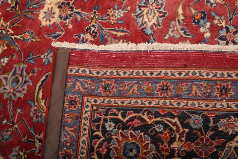 Mashad Red Hand Knotted 85 X 116 Area Rug 100-21440 Image 9