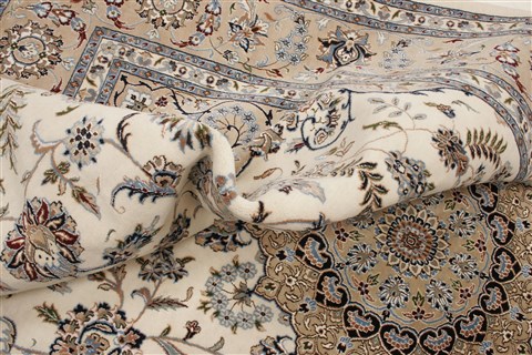 Nain White Hand Knotted 98 X 140 Area Rug 250-21442 Image 11