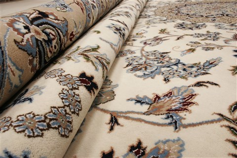 Nain White Hand Knotted 98 X 140 Area Rug 250-21442 Image 14
