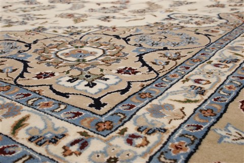 Nain White Hand Knotted 98 X 140 Area Rug 250-21442 Image 28