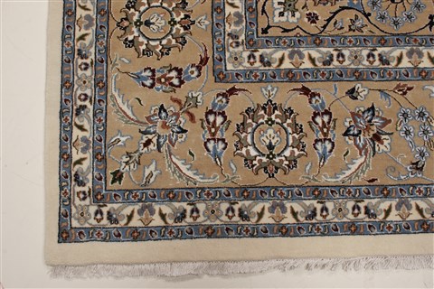 Nain White Hand Knotted 98 X 140 Area Rug 250-21442 Image 32