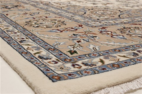 Nain White Hand Knotted 98 X 140 Area Rug 250-21442 Image 34
