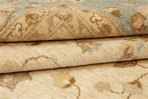 Chobi Beige Hand Knotted 64 X 109 Area Rug 250-21447 Image 11