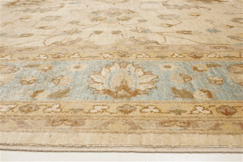 Chobi Beige Hand Knotted 64 X 109 Area Rug 250-21447 Image 18