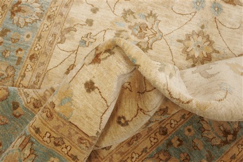 Chobi Beige Hand Knotted 64 X 109 Area Rug 250-21447 Image 4
