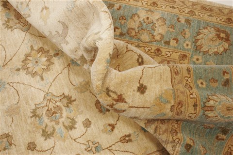 Chobi Beige Hand Knotted 64 X 109 Area Rug 250-21447 Image 6