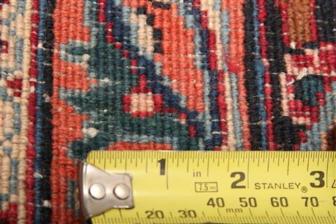 Mashad Red Hand Knotted 83 X 108 Area Rug 100-21448 Image 3