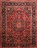 Mashad Red Hand Knotted 83 X 108  Area Rug 100-21448 Thumb 0