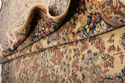 Kerman Yellow Hand Knotted 810 X 121 Area Rug 100-21449 Image 3