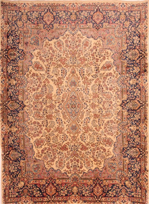 Kerman Yellow Hand Knotted 810 X 121 Area Rug 100-21449 Image 0