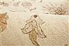 Ziegler Beige Hand Knotted 81 X 100 Area Rug 250-21450 Thumb 3