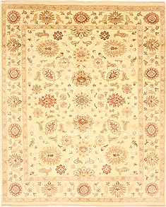 Ziegler Beige Hand Knotted 8'1" X 10'0"  Area Rug 250-21450
