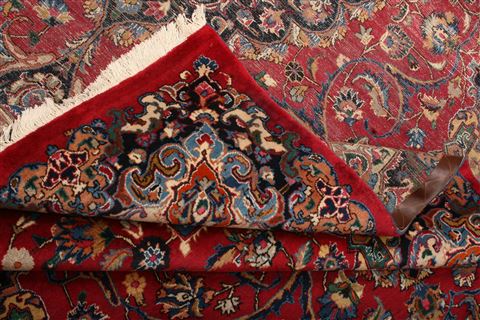 Mashad Red Hand Knotted 85 X 116 Area Rug 100-21451 Image 10