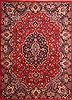Mashad Red Hand Knotted 85 X 116  Area Rug 100-21451 Thumb 0