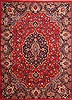 Mashad Red Hand Knotted 85 X 116 Area Rug 100-21451 Thumb 0