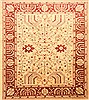 Pishavar Beige Hand Knotted 80 X 93 Area Rug 100-21452 Thumb 0