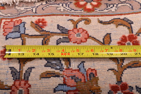 Kashmar White Hand Knotted 82 X 98 Area Rug 100-21459 Image 4