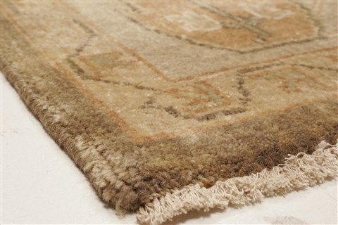 Oushak Brown Hand Knotted 82 X 99 Area Rug 250-21461 Image 19