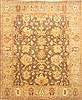 Oushak Brown Hand Knotted 82 X 99  Area Rug 250-21461 Thumb 0