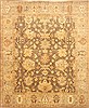 Oushak Brown Hand Knotted 82 X 99 Area Rug 250-21461 Thumb 0