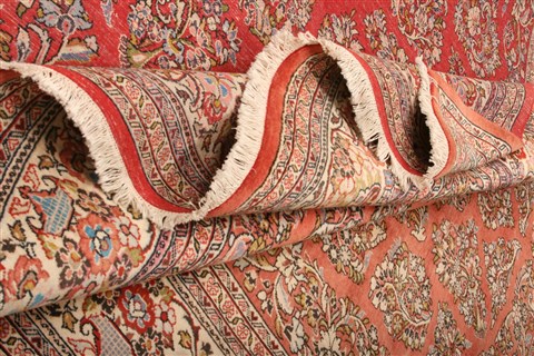 Sarouk Yellow Hand Knotted 85 X 97 Area Rug 100-21463 Image 1