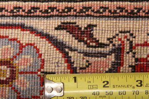 Sarouk Yellow Hand Knotted 85 X 97 Area Rug 100-21463 Image 14