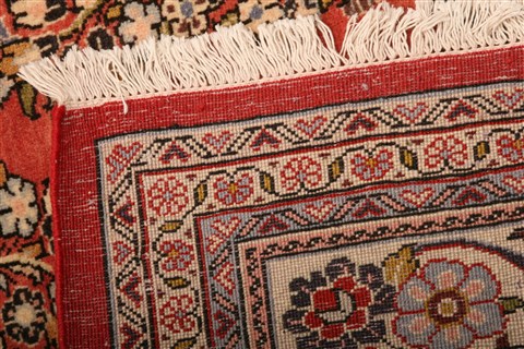 Sarouk Yellow Hand Knotted 85 X 97 Area Rug 100-21463 Image 16