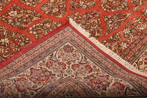 Sarouk Yellow Hand Knotted 85 X 97 Area Rug 100-21463 Image 18