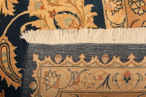Kashmar Yellow Hand Knotted 83 X 117 Area Rug 100-21465 Image 20