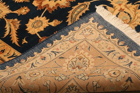 Kashmar Yellow Hand Knotted 83 X 117 Area Rug 100-21465 Image 22