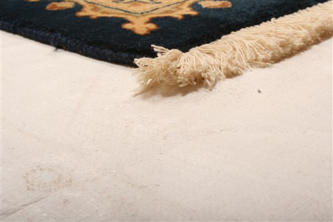 Kashmar Yellow Hand Knotted 83 X 117 Area Rug 100-21465 Image 26