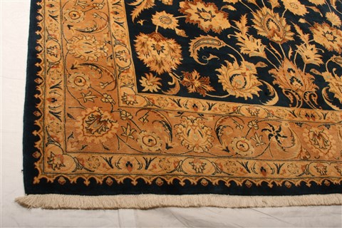Kashmar Yellow Hand Knotted 83 X 117 Area Rug 100-21465 Image 27