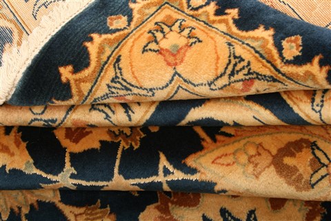 Kashmar Yellow Hand Knotted 83 X 117 Area Rug 100-21465 Image 7
