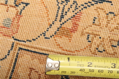Kashmar Yellow Hand Knotted 83 X 117 Area Rug 100-21465 Image 18