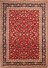 Isfahan Red Hand Knotted 83 X 118 Area Rug 100-21470 Thumb 0