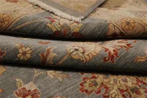 Ziegler Blue Hand Knotted 80 X 100  Area Rug 250-21471 Image 10