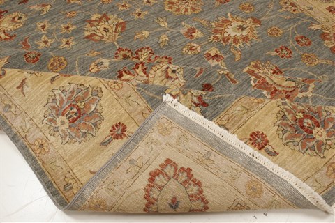 Ziegler Blue Hand Knotted 80 X 100  Area Rug 250-21471 Image 29