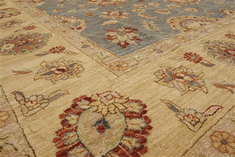 Ziegler Blue Hand Knotted 80 X 100  Area Rug 250-21471 Image 32