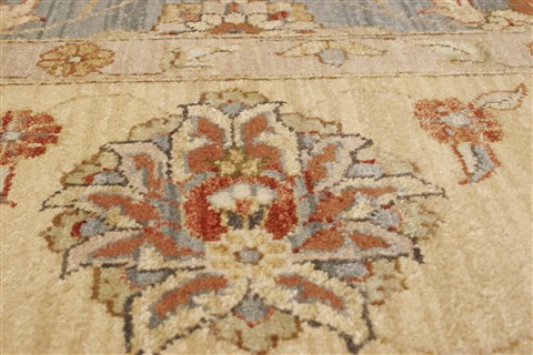 Ziegler Blue Hand Knotted 80 X 100  Area Rug 250-21471 Image 33