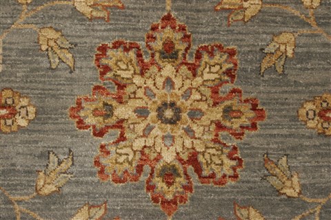 Ziegler Blue Hand Knotted 80 X 100  Area Rug 250-21471 Image 35