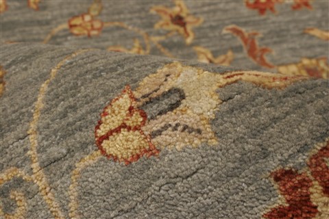 Ziegler Blue Hand Knotted 80 X 100  Area Rug 250-21471 Image 44