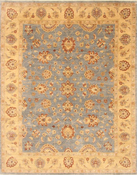 Ziegler Blue Hand Knotted 80 X 100  Area Rug 250-21471 Image 0