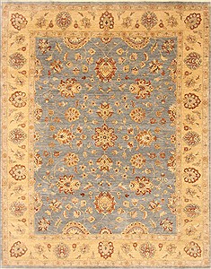 Ziegler Blue Hand Knotted 8'0" X 10'0"  Area Rug 250-21471