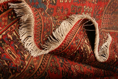 Maymeh Red Hand Knotted 82 X 118 Area Rug 100-21473 Image 7