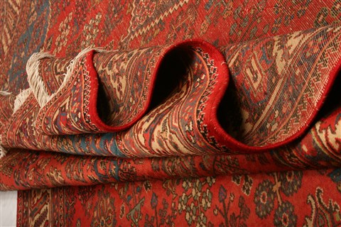 Maymeh Red Hand Knotted 82 X 118 Area Rug 100-21473 Image 10